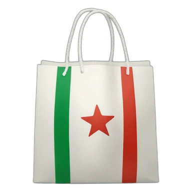 Shopping bag Algerian flag 🇩🇿 sticker