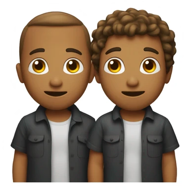 2 boys saying the word saturday sticker