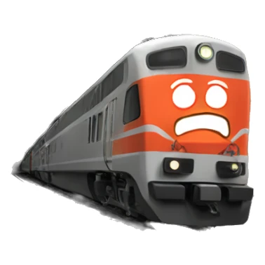 Train leaves the tunnels  sticker