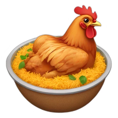chicken biryani sticker