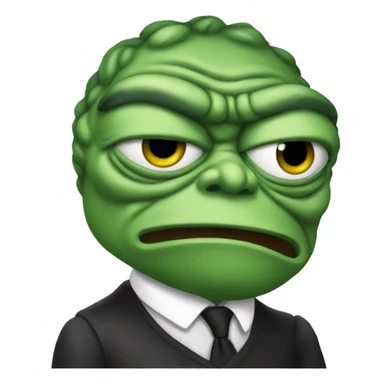 Pepe evil planning  sticker