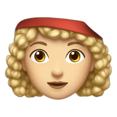 French-Revolution-girl-phrygian-cap sticker