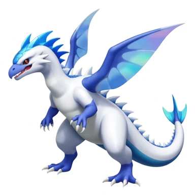 Lugia-Kyogre-Salamence-Reshiram-Latios-fusion-creature (full body) sticker