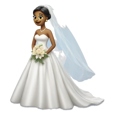 FISH IN A BRIDAL GOWN sticker