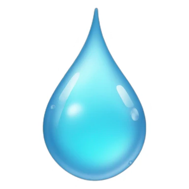 A drop of water sticker