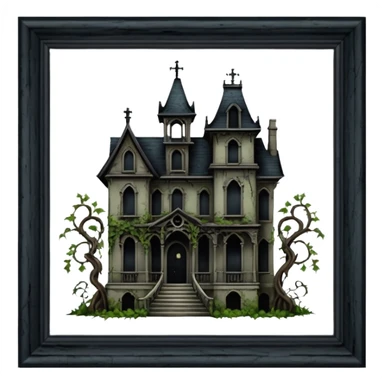 haunted mansion sticker