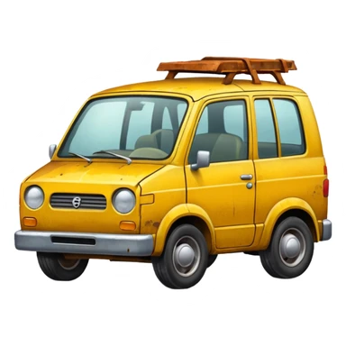 Broken Urban Vehicle yellow sticker