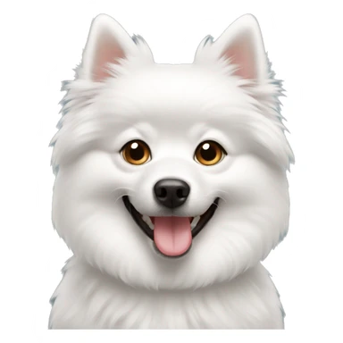 white spitz sticker