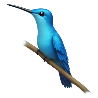 Blue Hummingbird sticker