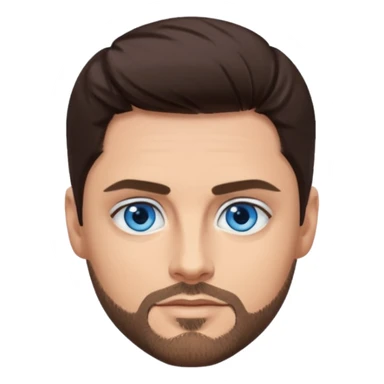 Keith Duffy with blue eyes, dark brown hair  sticker