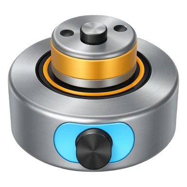 volume knob straight on sticker