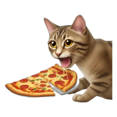 cat-eating-pizza sticker