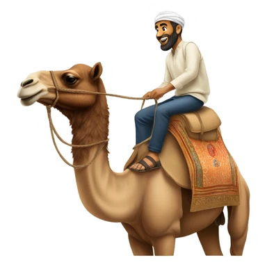 Mohammed Salas on a camel sticker