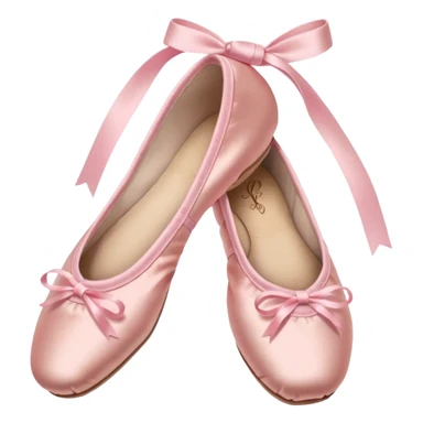 Pink ballet point shoes sticker