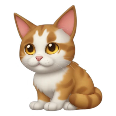 gato fumon sticker