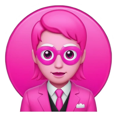 make a discord emoji role that is bright hot pink, almost neon for someone who host events sticker