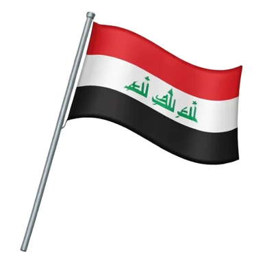 Iraqi baathist sadam flag sticker