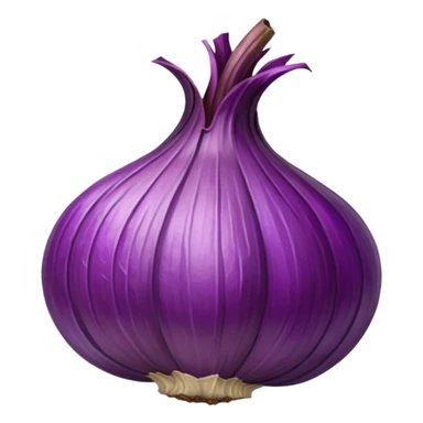 dried purple onion sticker