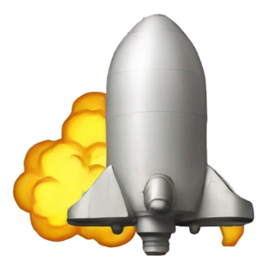 Create a nuke emoji in the style of the "Twemojis" sticker