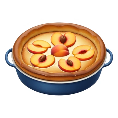 peach dutch baby sticker
