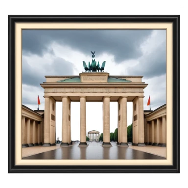 brandenburg gate sticker