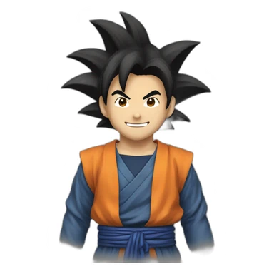 Sangoku souriant sticker