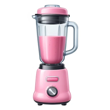 babypink smoothie blender sticker