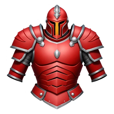 Ares war armor object icon, heavy Greek battle armor, dark steel and crimson red theme, massive shoulder armor, sharp edges, glowing red runes, intimidating design, 3D cartoon, mobile game icon style, centered, clean background, no text, no watermark

 sticker