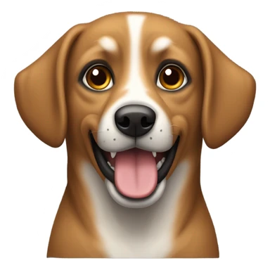 brown mongrel sticker