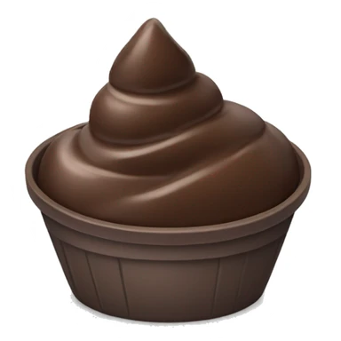 chocolate ice cream bowl sticker