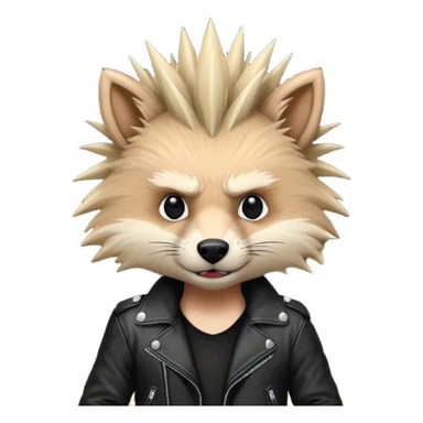 drummer animal punk sticker