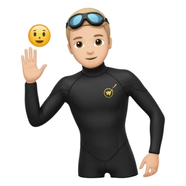 diver wetsuit only wetsuit sticker