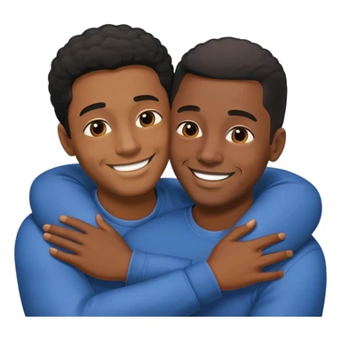 Two Black men in love sticker