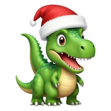 Dinosaur Christmas ￼ sticker