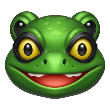 bandit happy frog sticker