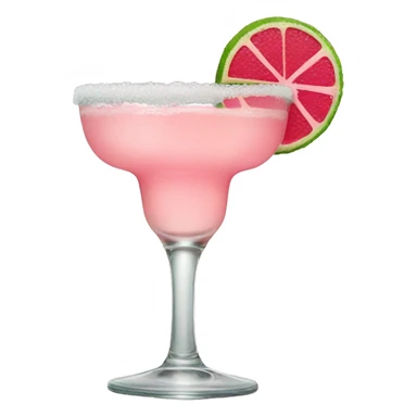 baby pink margarita in glass sticker