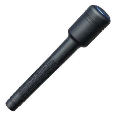 police baton with handles  sticker