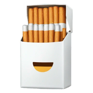 cigarette pack front view sticker