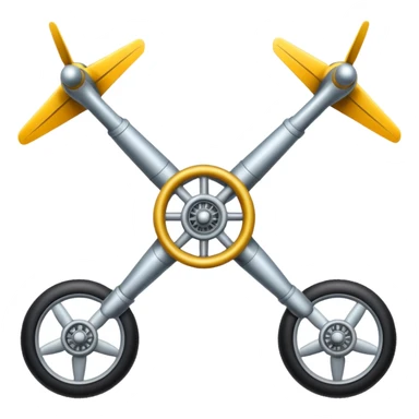 generate airplane landing gear sticker