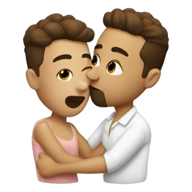 i kiss my husband  sticker