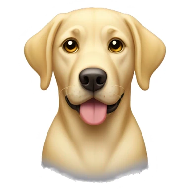 Yellow lab dog sticker