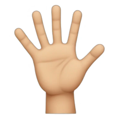 a hand with all the fingers down except for the middle one sticker