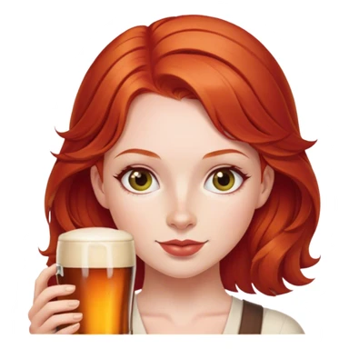 Redheaded Girl with Smithwick’s  sticker