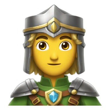 Zelda le chevalier sticker
