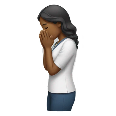 Woman bowing deeply sticker