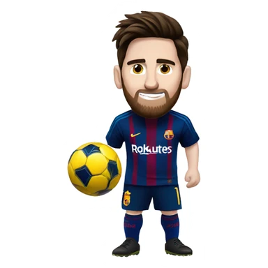 Messi  en el real Madrid  sticker
