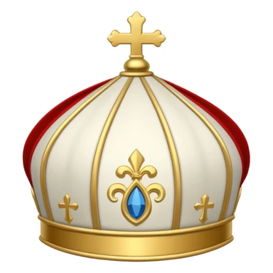Make me a archbishop mitre I want a catholic mitre don’T put a human just the hat  sticker