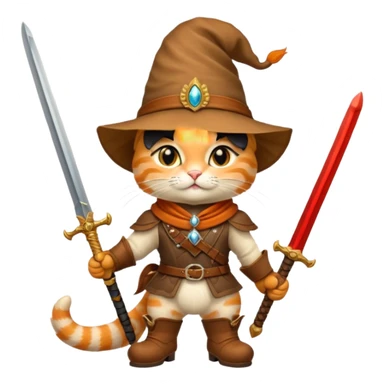 Puss in boots cat sticker