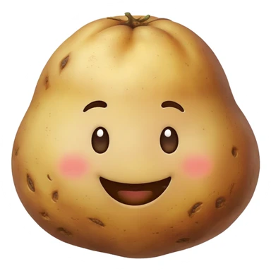 Happy potato sticker