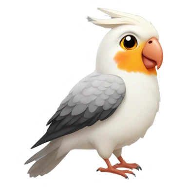 Cockatiel with orange cheeks  sticker